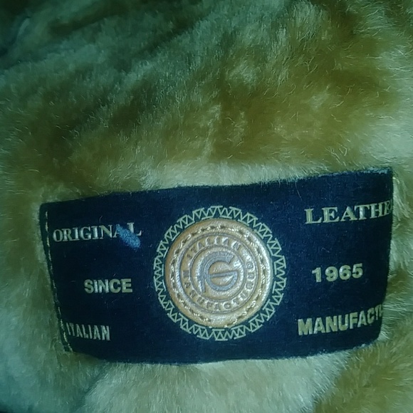 Men's Shearling/Suede soft leather car coat - Picture 3 of 8